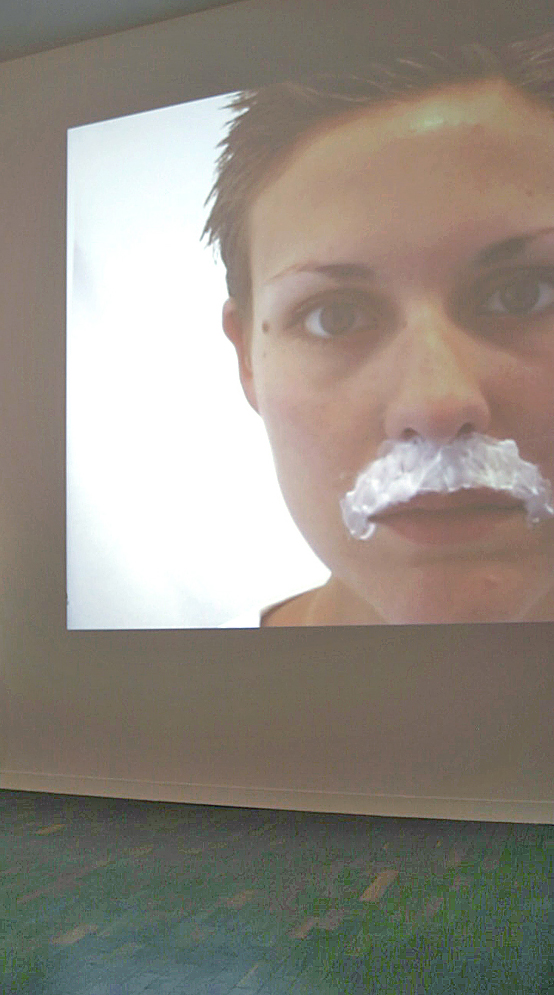 still from performance to camera by sarah misselbrook
